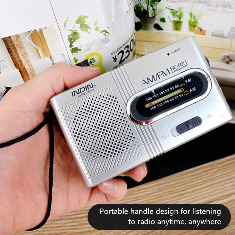 Radio Portátil AM/FM BC-R21 – Compacto y Fácil de Usar