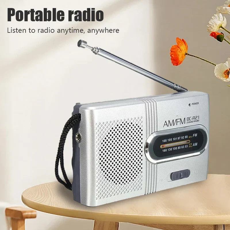 Radio Portátil AM/FM BC-R21 – Compacto y Fácil de Usar