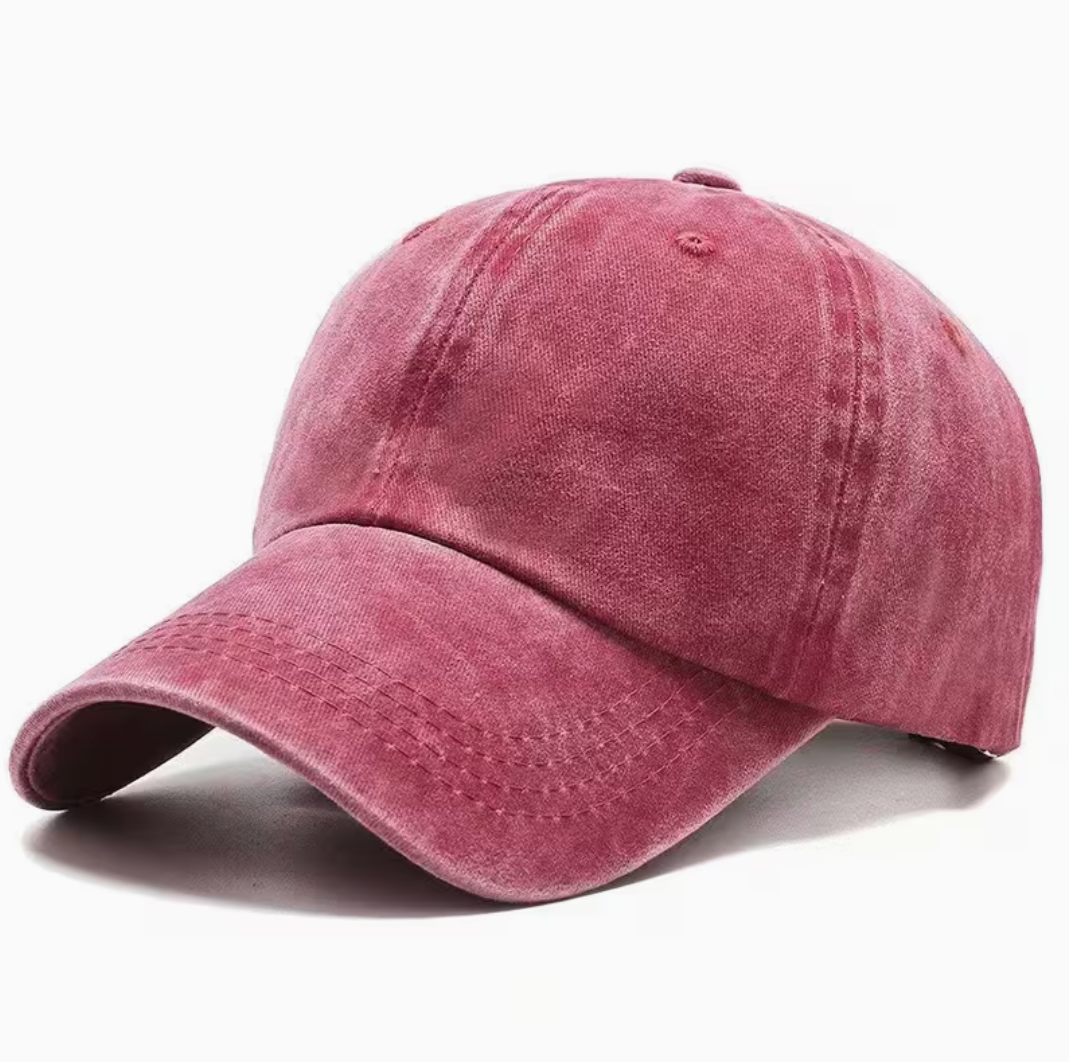 Gorras de algodón lavado