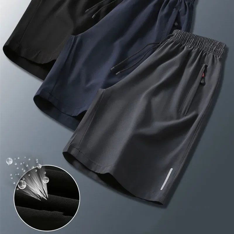 Shorts Deportivos Ice Silk para Hombre – Ligeros y Frescos
